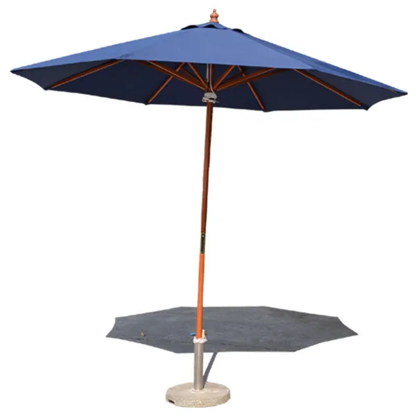fashionable and hotsale custom wooden handle big umbrella