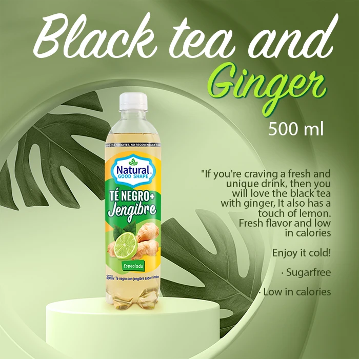 Co packing здоровье витамин C Фирменная торговая марка натуральные oem ароматы 500 мл растительный имбирь фрукты черный чай Лимонный