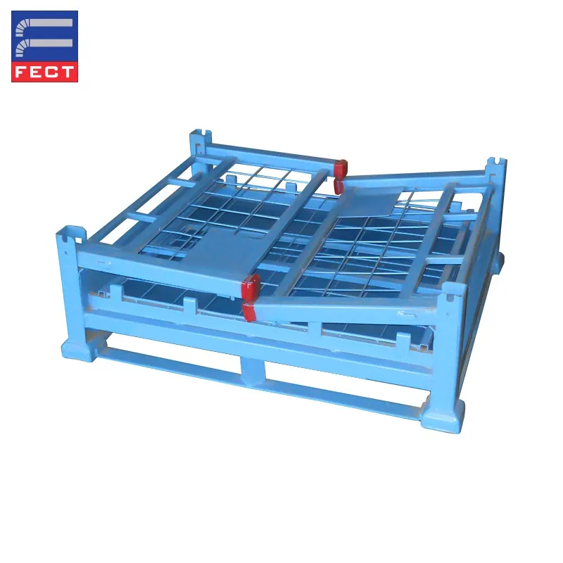 Foldable Stacking Metal Pallet Cage For Sale