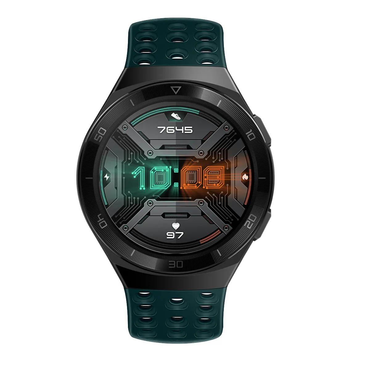 Ремешок резиновый для Samsung Galaxy Watch 3/4/5/6 Huawei GT 2e силиконовый браслет на запястье 20 мм 22