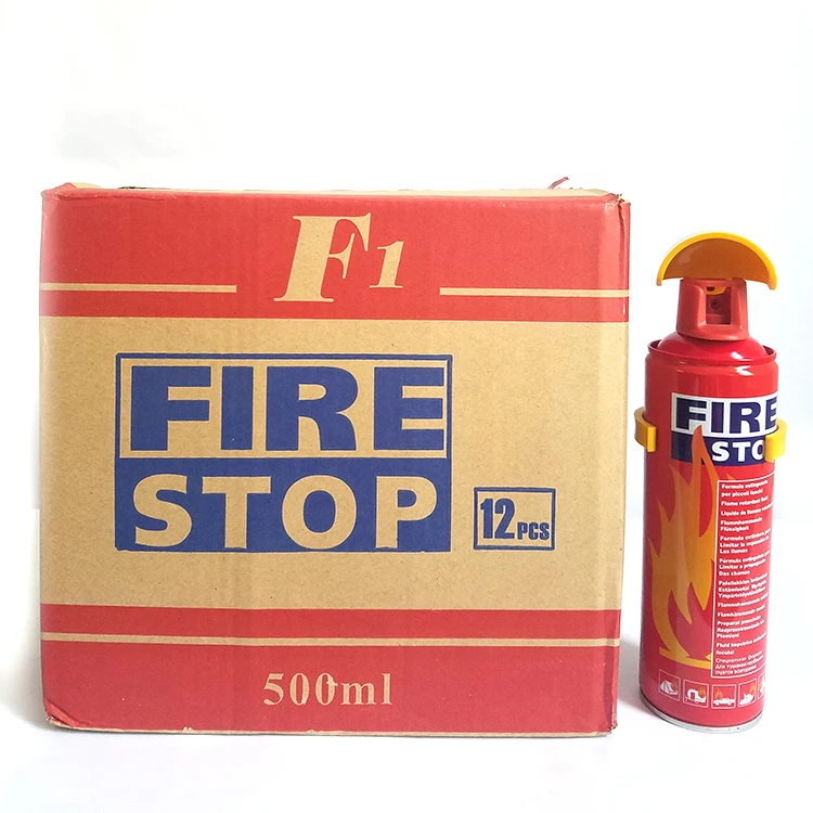 Factory Cheap Price Easy Use Mini Extinguisher Alarm Smoke Foam Spray with Holder for Car Household Fire Stop