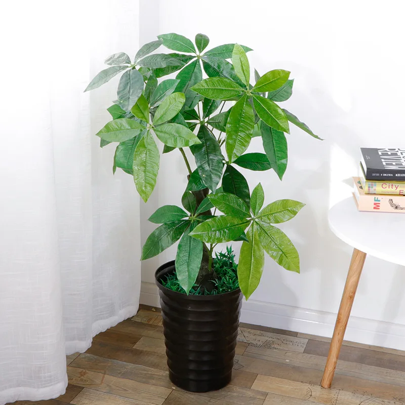 Simulation Palm Tree Artificial Plant Ficus Lyrata Dypsis Lutescens Artificial Banana Tree Tropical Classic Artificial Tree