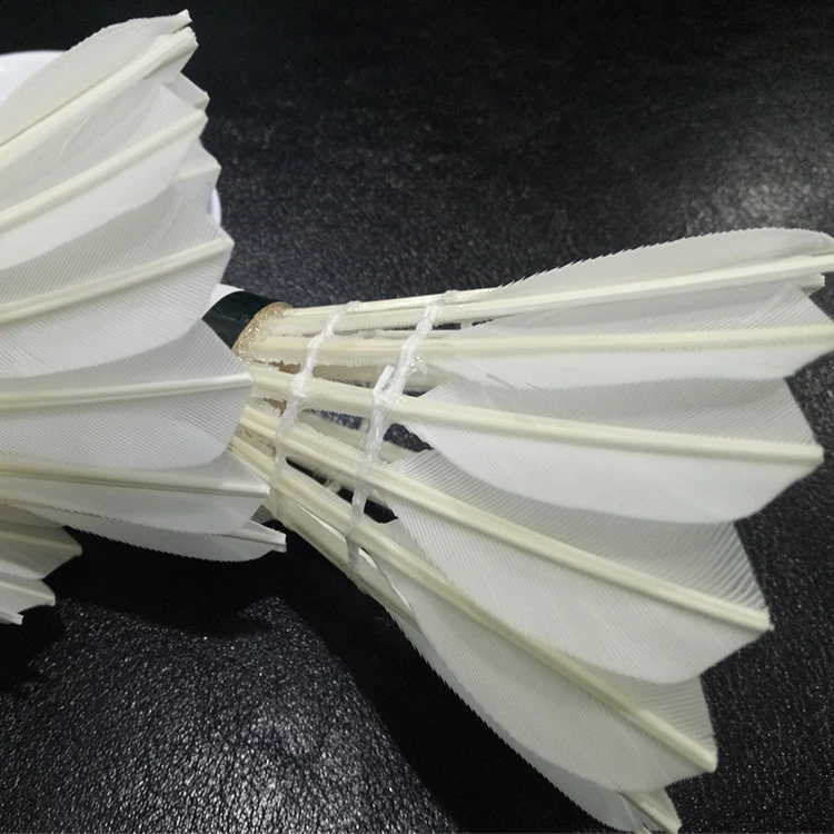 high quality goose feather badminton same as chaopai shuttlecock