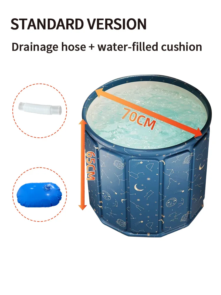 Soaking Bath Bucket with Cat and Green Leaf Pattern, Adult Sauna Bucket, Enjoy Sunbathing at Hom All at factory direct prices