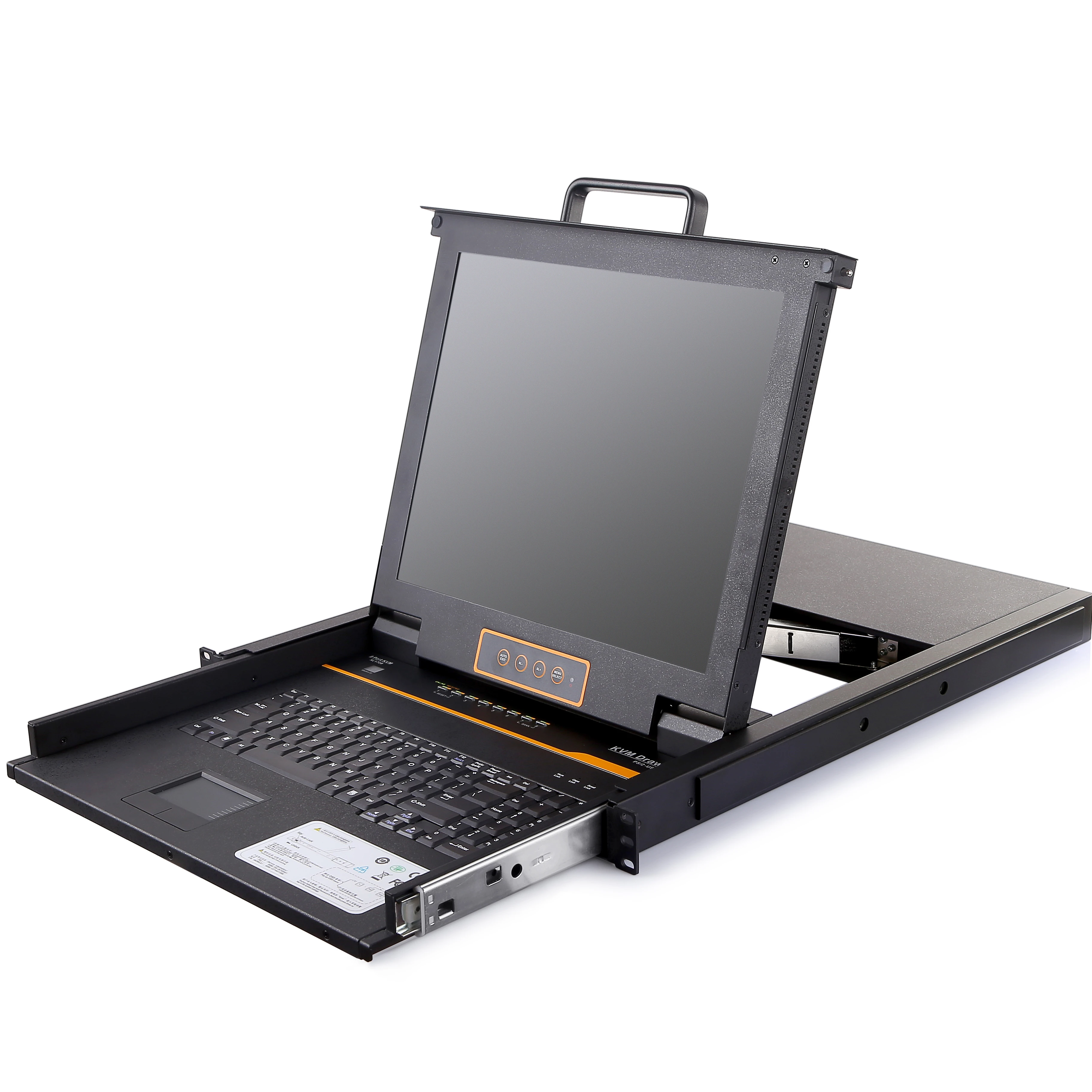 JD1708 1U-стоечный сервер 8 портов ЖК KVM переключатель-17 дюймов-USB + VGA поддержка
