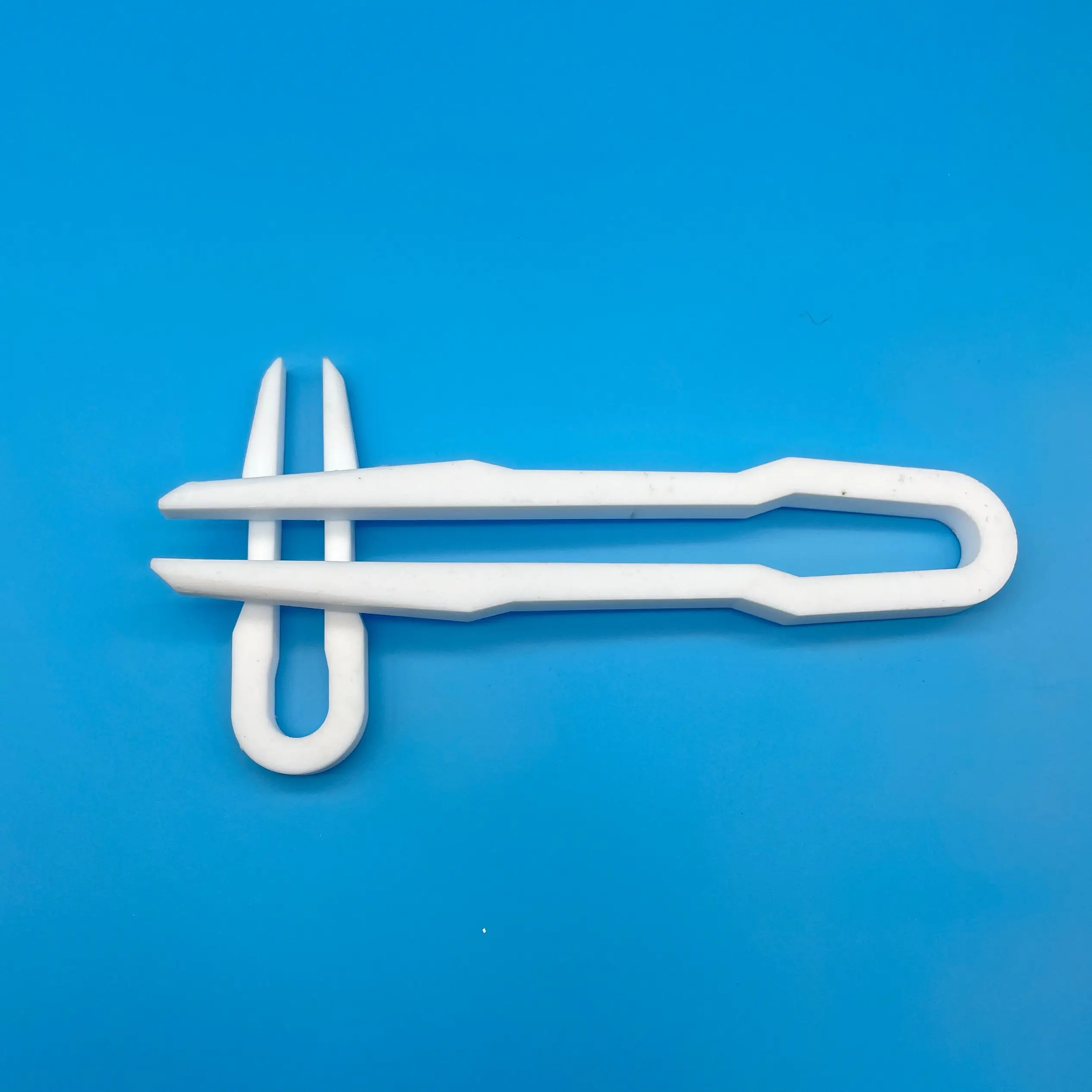 High Quality PTFE tweezers 100MM ,200MM for lab ,white