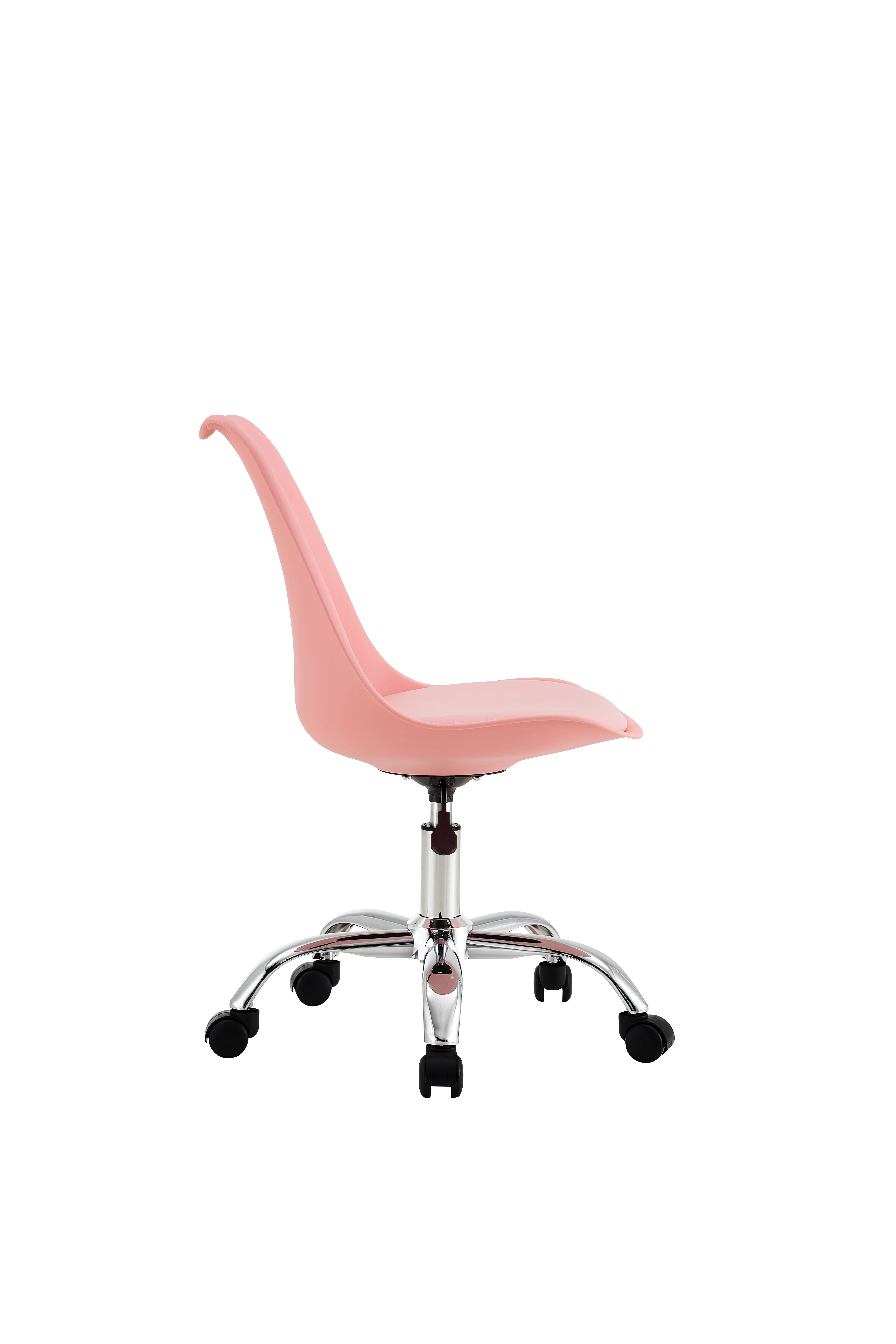 Commercial Furniture Swivel Office Visitor Chair Parts Pink Ergonomic Swivel Office Chair Computer Desk Chair