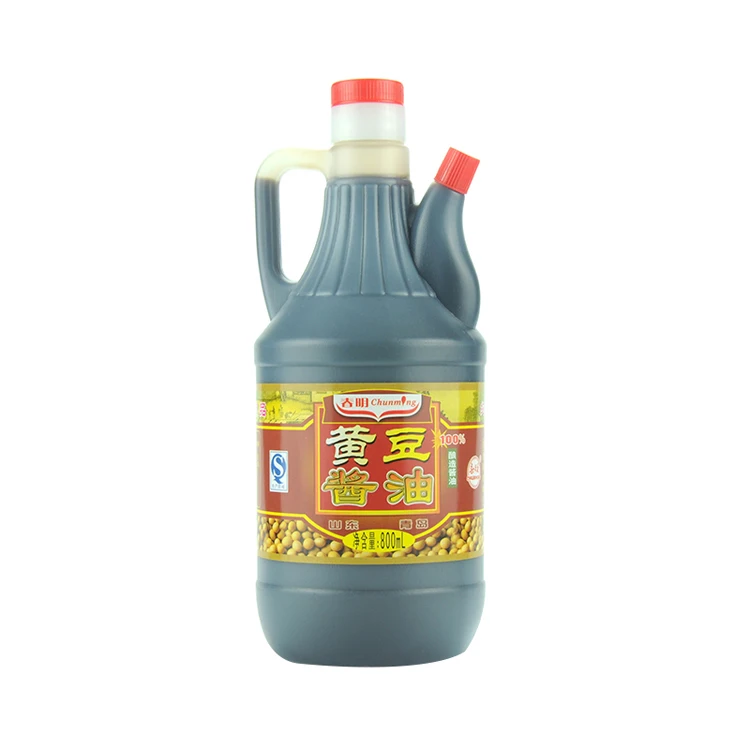 
Wholesale OEM Factory Price 800 ml Naturally Brewed Less Salt Light Soy Sauce 