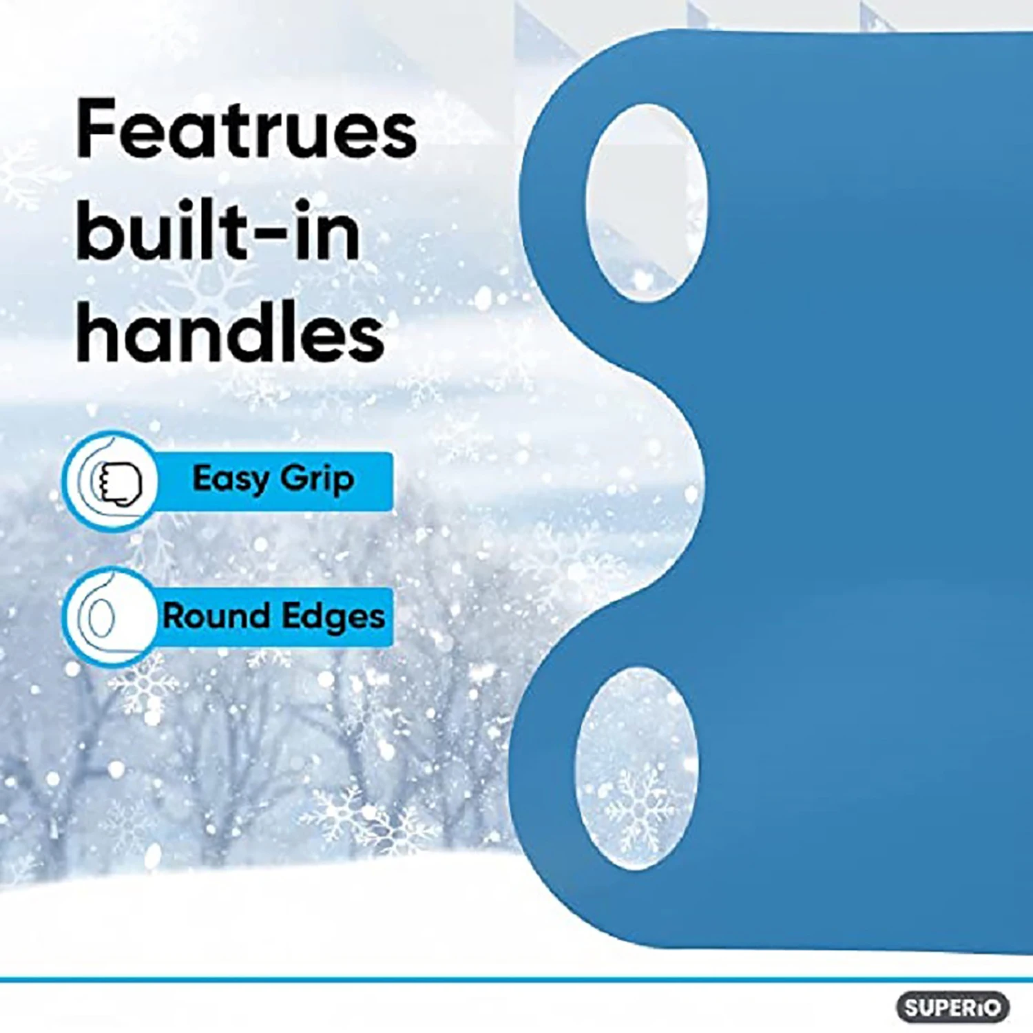 Winter Snow Sled for Kids and Adults, High Speed Snow Sledding Equipment