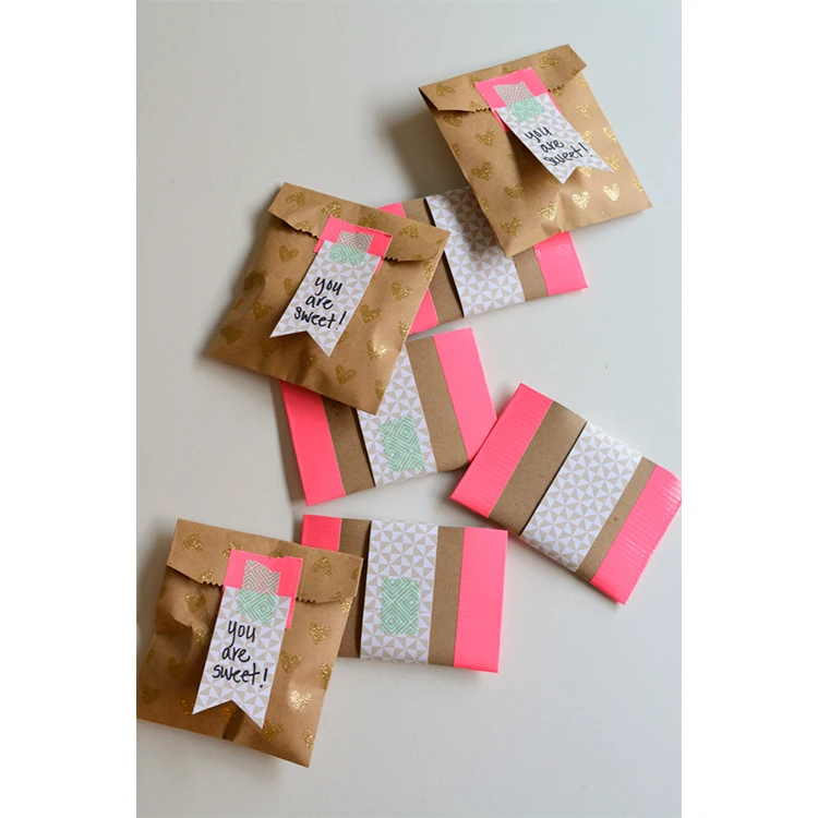  Wholesale Cheap Food Packing Customized Bakery Pastry Biscuit Packaging Kraft Paper Cookie Bag For