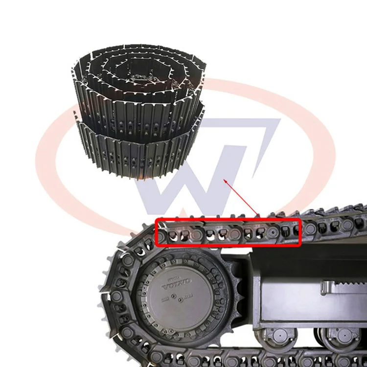 Mini Excavator Pc30 Pc60-7 Pc70 Pc75 Pc130 Pc150 Pc160 Pc180 Track Group for Pc20 Pc120 Pc128 Link Assy