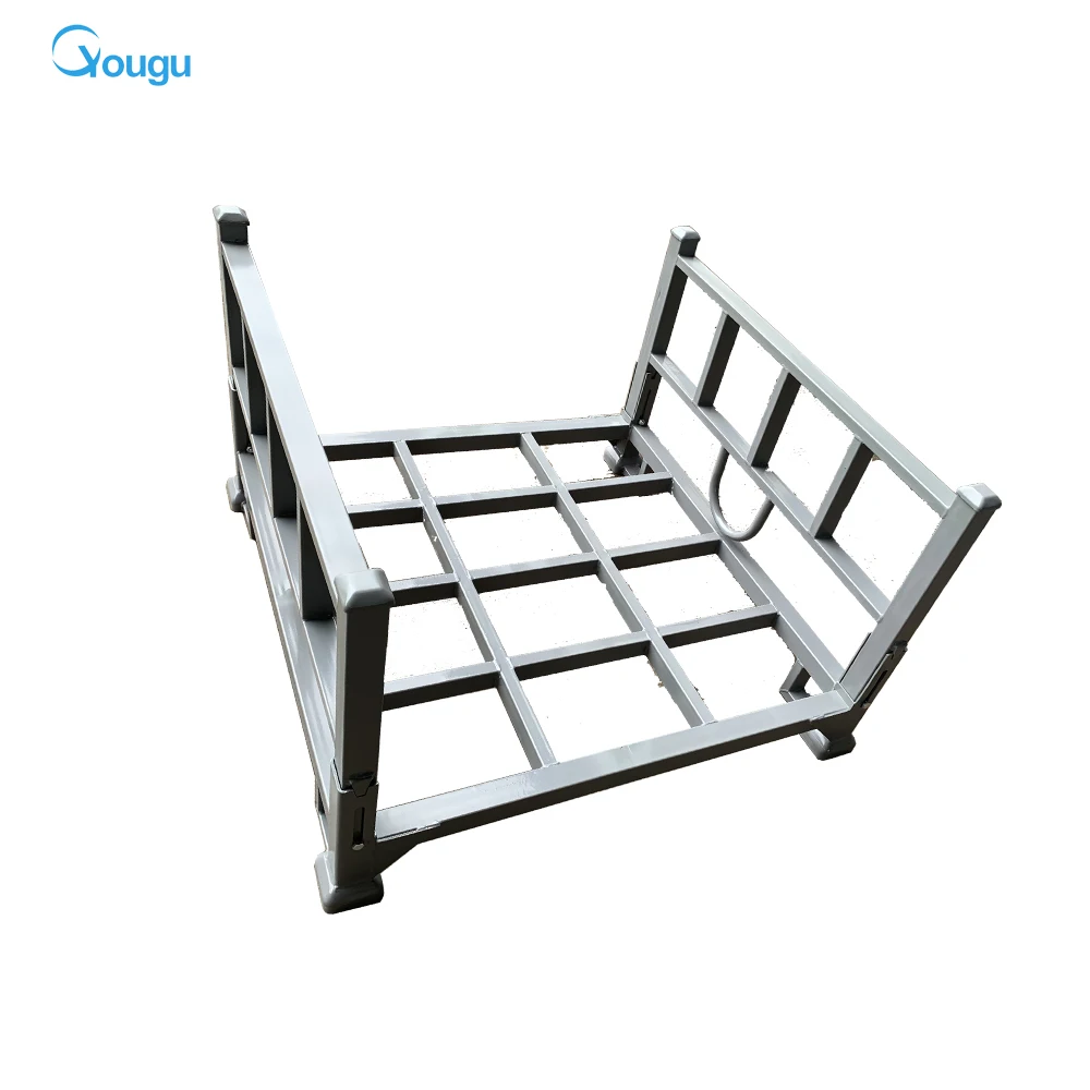 heavy duty powder plated logistic stacking storage rack shelves holder system