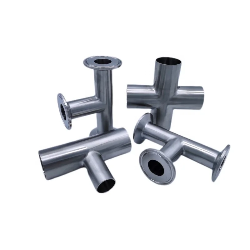 
stainless steel sanitary clamps 4 ways food grade 4 way fitting cross clamp 4 ways 
