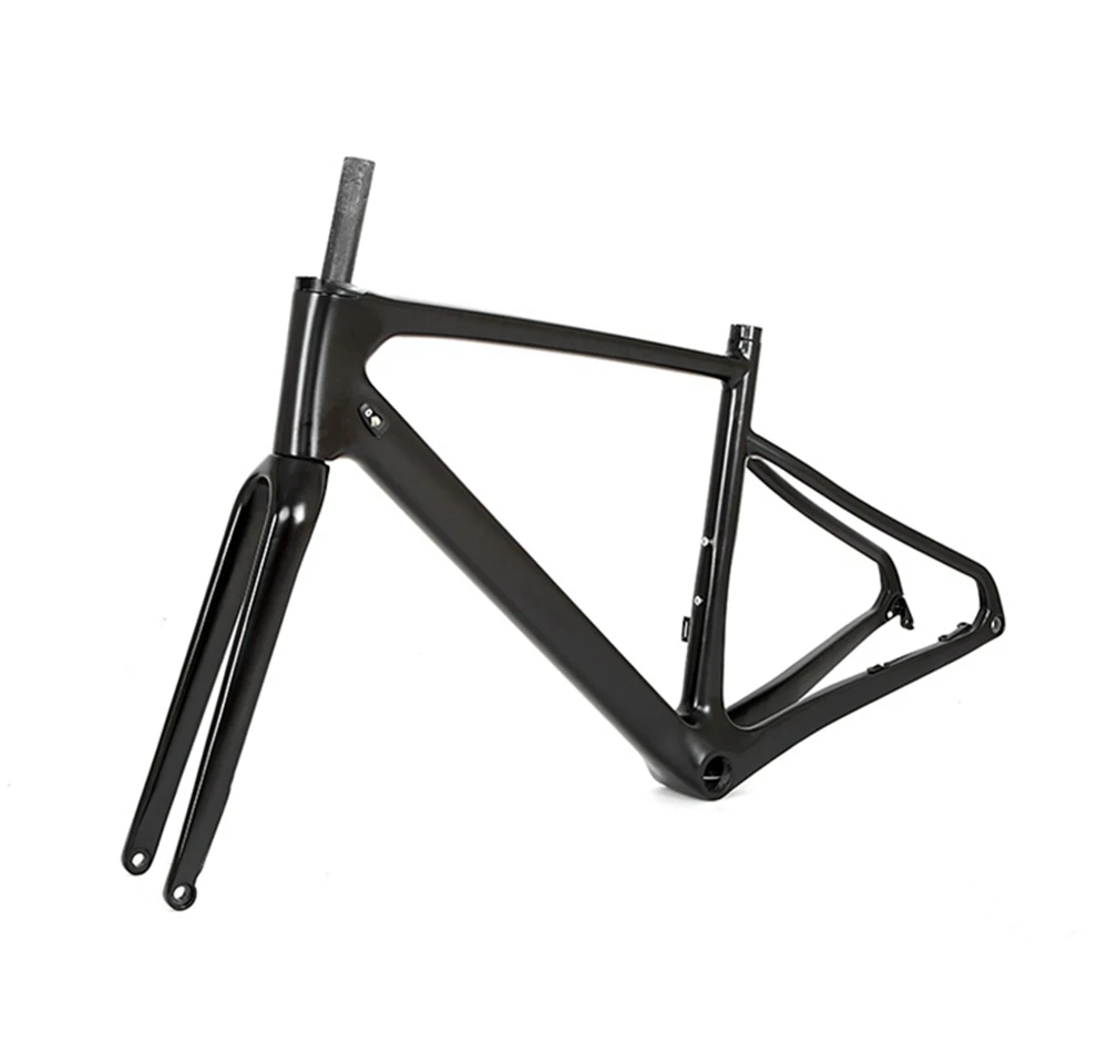 TWITTER road bike 700c high quality road bike frame set is suitable for gravel bike disc brake carbon fiber frame