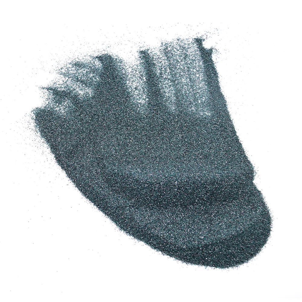 High Density 98% SiC Powder Refractory Black Green Silicon Carbide Powder Materials Grit of Green Silicon Carbide for Sand Blast