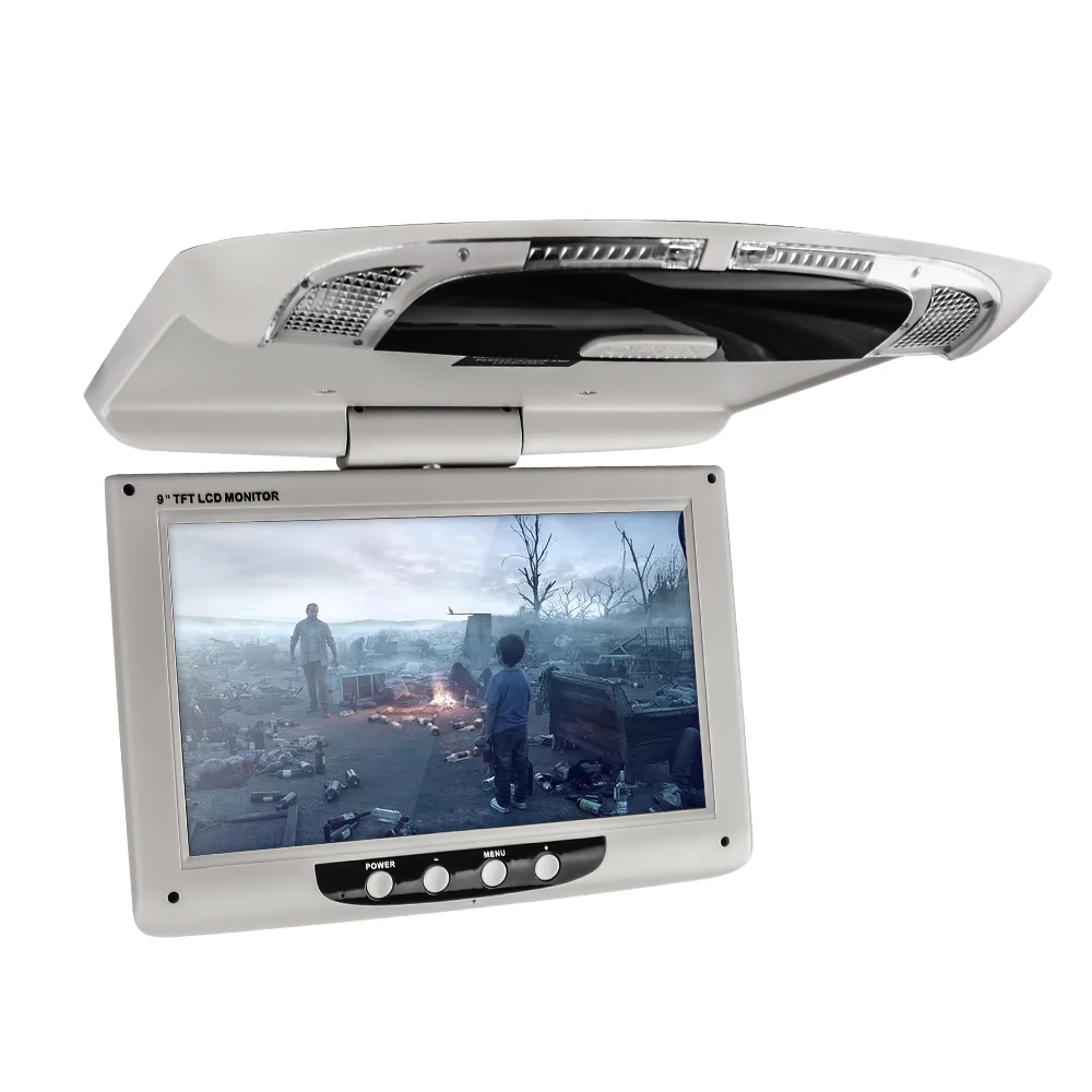 9 inch roof mounted LCD TFT car monitor with AV-IN
