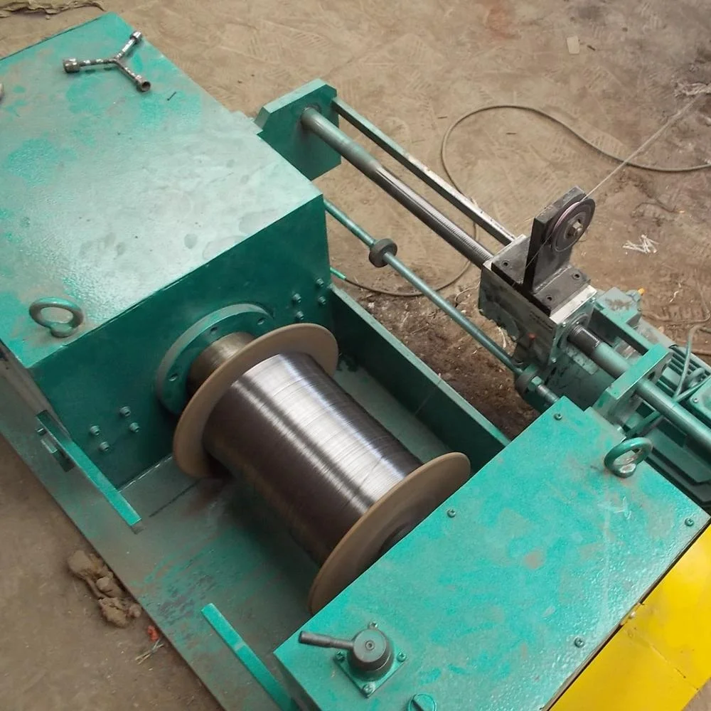 Iron nails wire spooler take up machine price