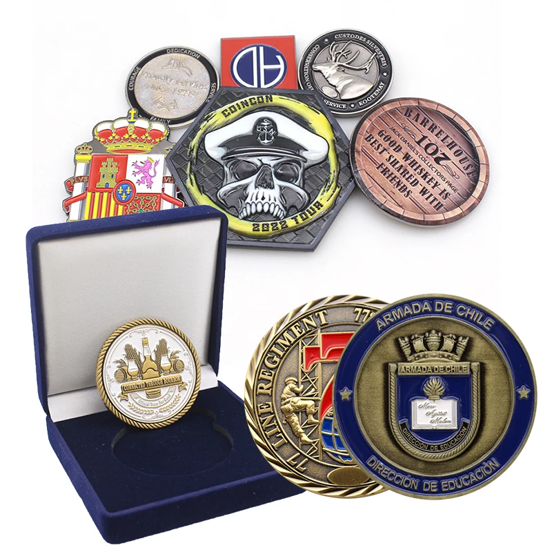 Manufacturer Customized Stamping Dies Challenge Coin Independence Day Decoration Souvenir Coin Zinc Alloy 3D Coin