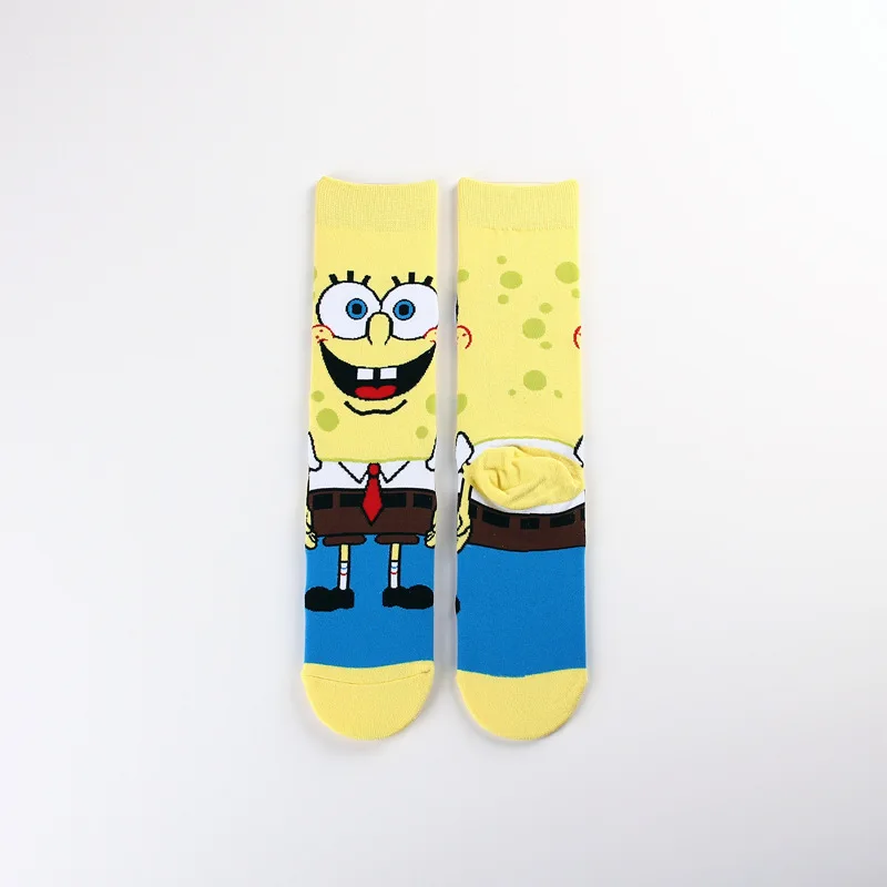 Say Hi To  Patrick Star , Brother Octopus Hot Childhood Unisex Fashion Street Socks