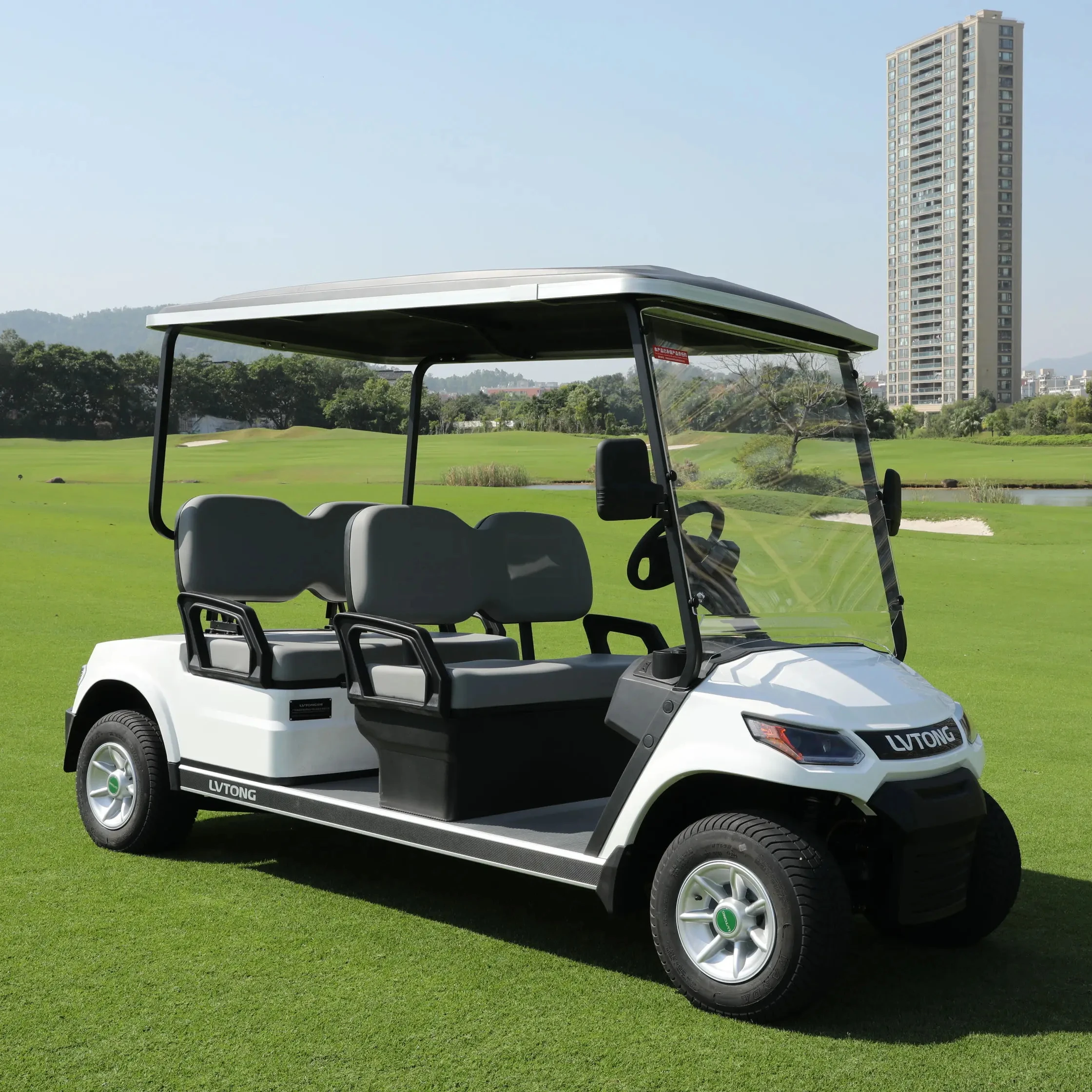 LVTONG New 4 Seat 48V Golf Cart 4 Person 72v Lifted Electric Golf Buggy