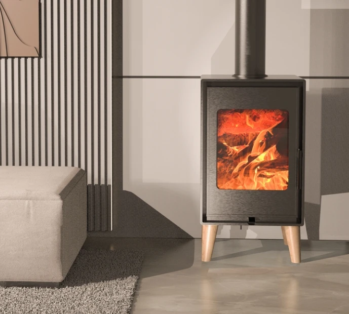 Modern Style Space-Saving Home Wood Burning Stove Factory Direct Sales from China for Living Room Fireplaces