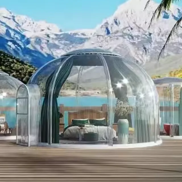 Full House Monolithic Pc Prefab Hotel Dome House Tent Homes Prefabricated Bubble Room