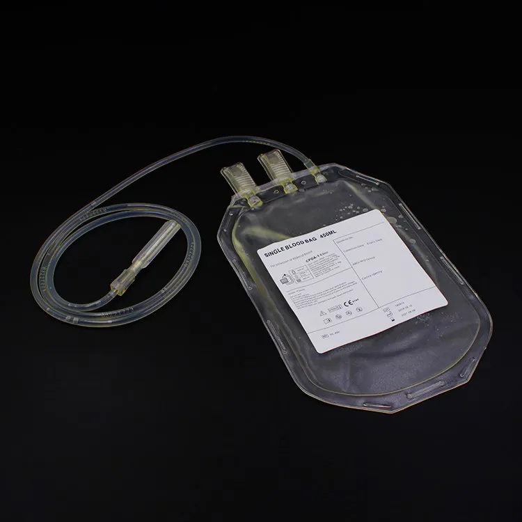 450ml 500ml medical single triple plasma collection blood bag