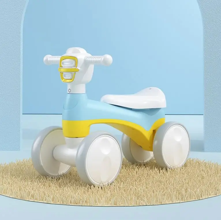 2022 Wholesale Low Price Flashing Light  Multi Music  Baby Walking Balance Bike with Bubble