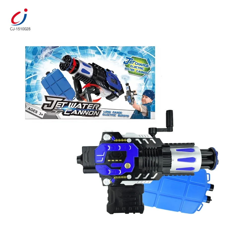 Gun backpack outdoor shooting summer toys kids playing jet water cannon toy