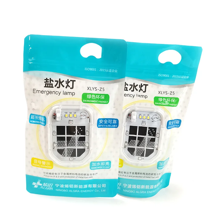 Primary Batteries Graphene Aluminum Battery Aluminium Fuel Cell  Salt Water Powered Lamp