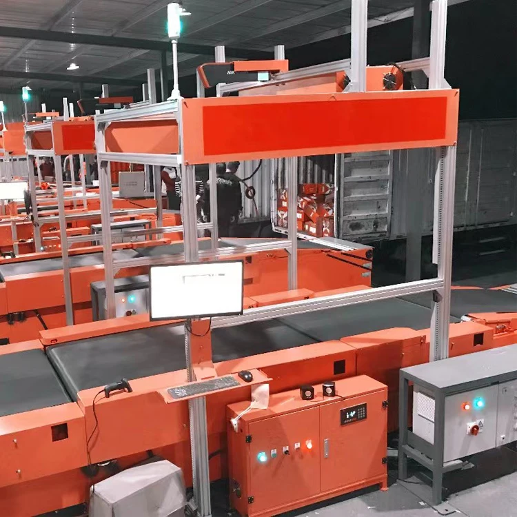 Barcode Scanner 3d Scanner On The Conveyor Package Scanner Conveyor Scanning Machine