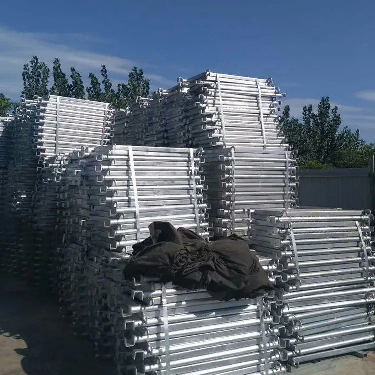 Painted scaffold caster,h frame scaffolding powder coated,step frame scaffolding pin lock 1524x1219mm