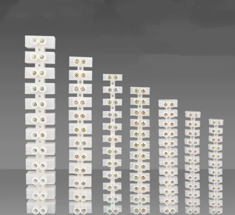 U Type Electrical 30 60 80 100 Amp Flexible PP/PA/PE Screw Terminal Block Wire Terminal Block Connector