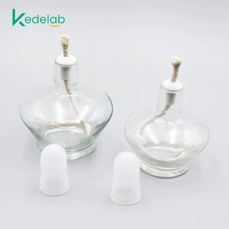 High borosilicate wick Cotton Wick Cap laboratory heating kit glass spirit 150ml 250ml burner alcohol lamp