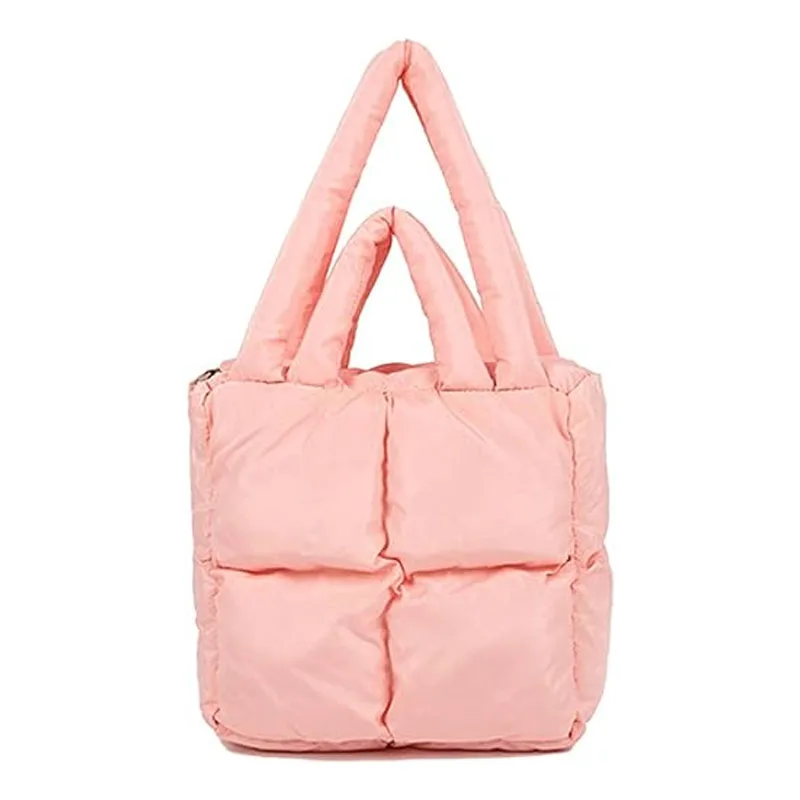 Vancharli Manufacture Hot Selling High Quality Trendy Crossbody Large Durable Portable Practical Puffy Cosmetics Quilted Bag