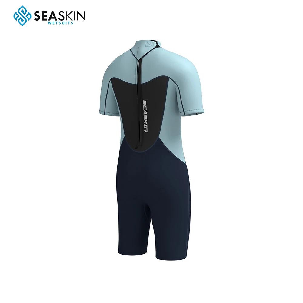 Seaskin Customized High Quality 3mm 5mm Man Neoprene Fabric shorty Diving Suit Wet Suit Wetsuit