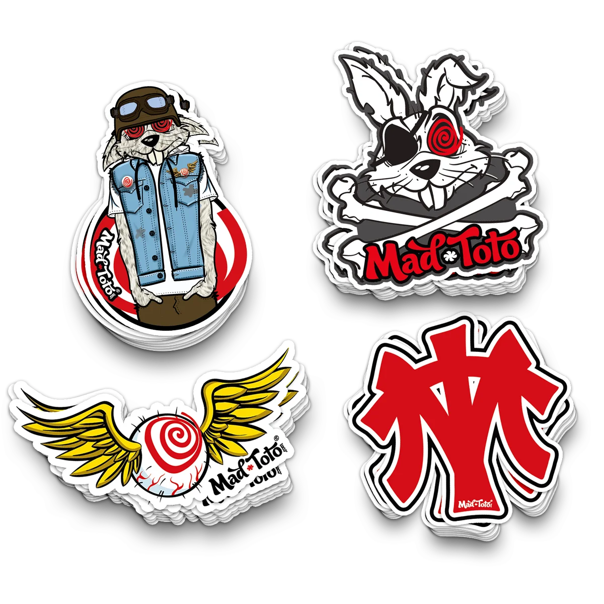 Custom Mixed Style Designs Printing Waterproof Vinyl Stickers Die Cut Label Logo Stickers Adhesive PVC Label Sticker