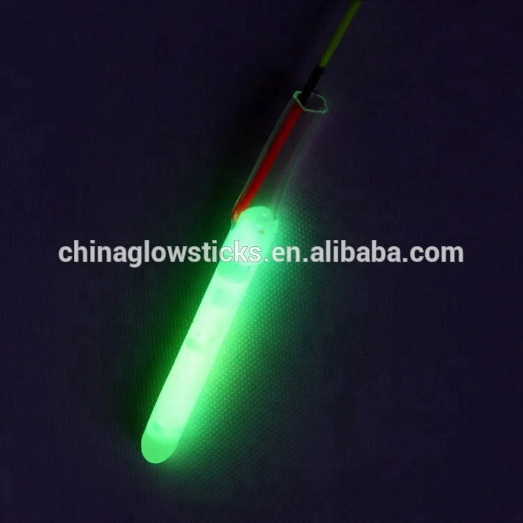 glow sticks popular for fishing chemical light sticks 1.5inch glow stick night fishing float customize