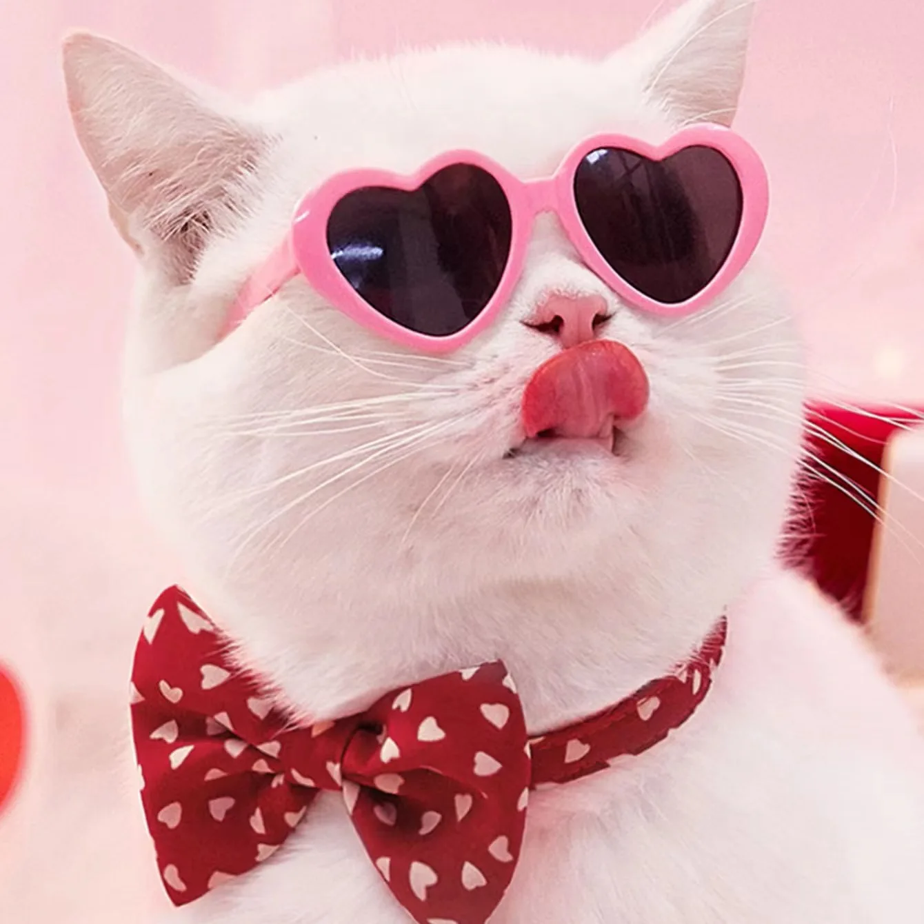 Heart Shape Pet Sunglasses Toddler Glasses Toy Accessories Baby Glasses