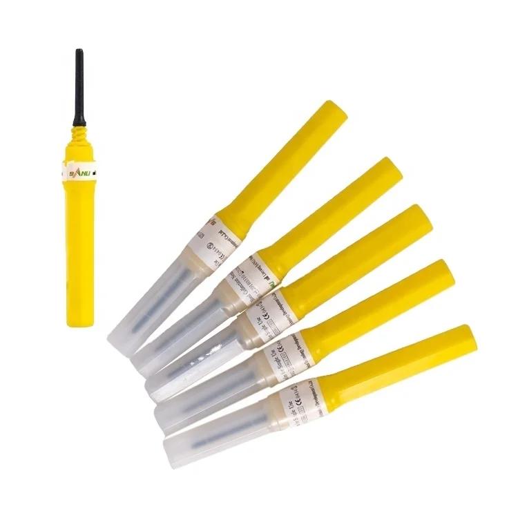 CE Approved Disposable Pen Type Venous Blood Collection Needle multi sample needle 21G 22G 23G 25G