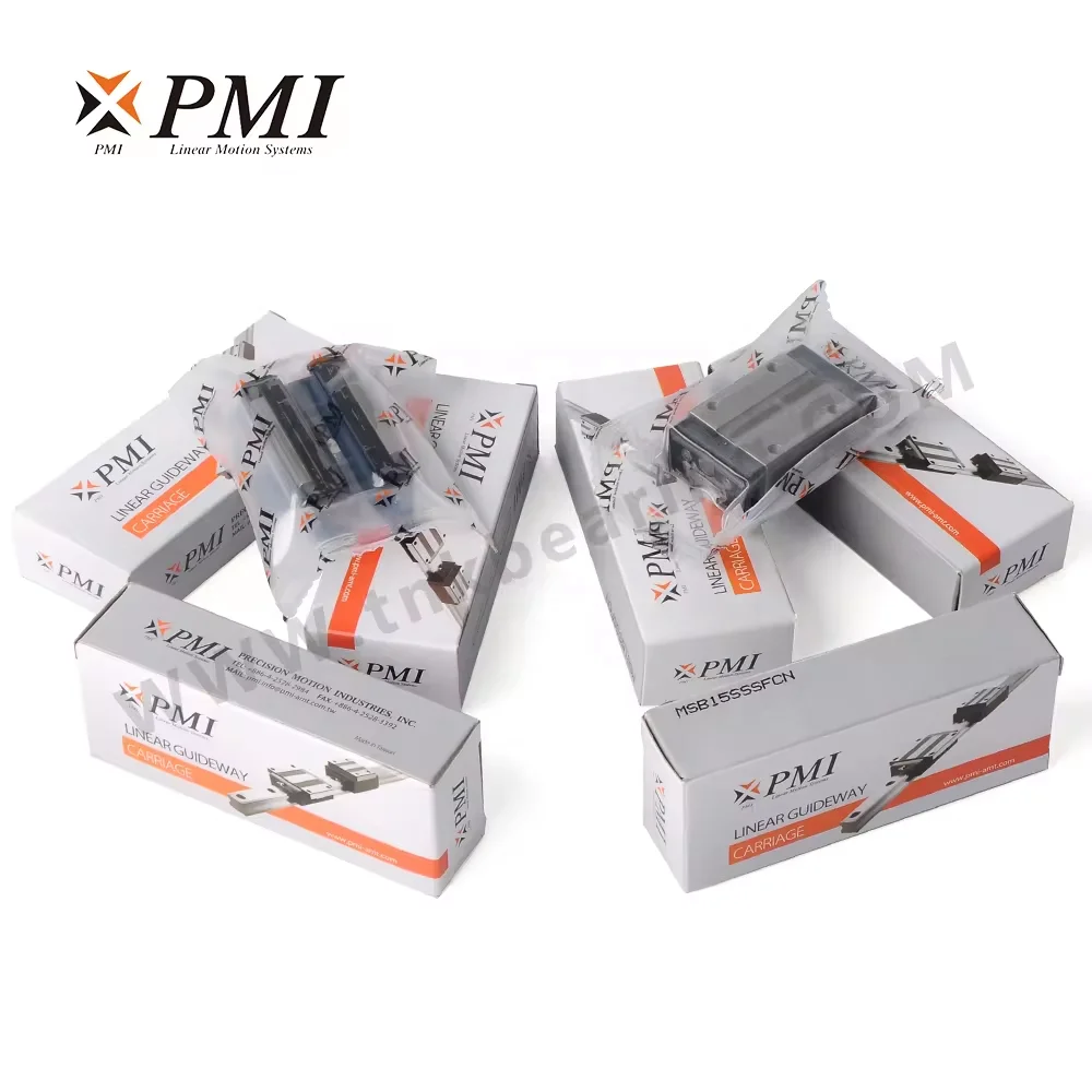 Cheap Taiwan PMI Slider Carriage MSR 20 MSR20 MSR20S MSR20LS 20mm MSR20SSSF1H MSR20SSSFCN Bearing Block Kit Linear Guide Rail