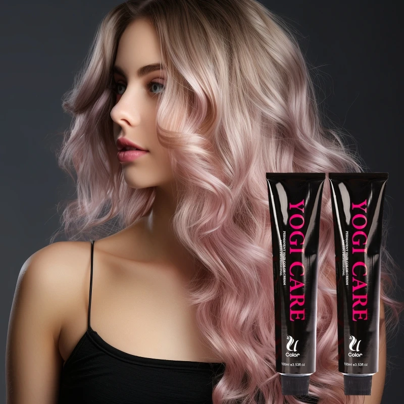 Free Sample Low Ammonia Permanent Hair Color Cover Grey Hair Dye Cream