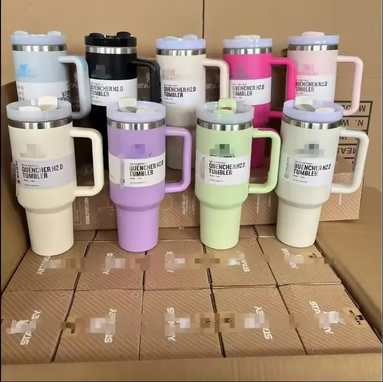 XH Factory wholesale 40 oz portable handle thermos outdoor travel mugs