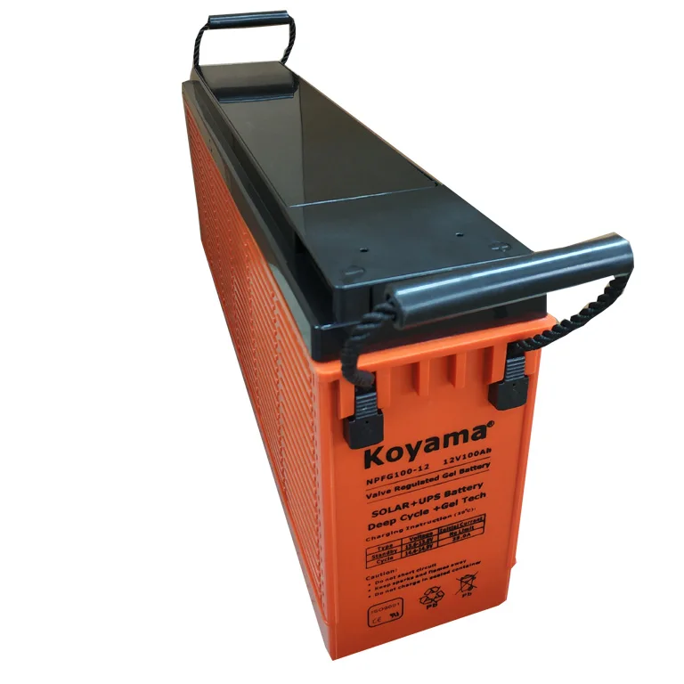 12v DC deep cycle Front T terminal gel 100 Ah резервный аккумулятор для