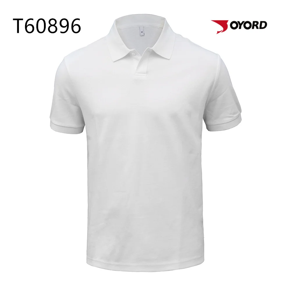 High Quality Cotton Casual Uniform Plain Golf Blank Men Pique Polo T Shirts