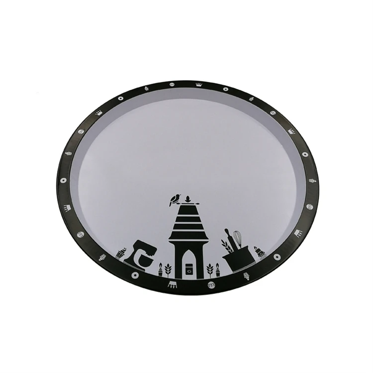 cheap price empty metal tin can body spray, tinplate box packaging gift cigar round tin tray for cookie