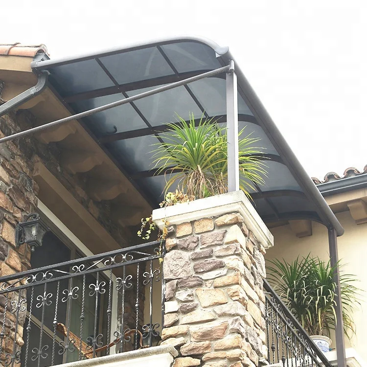 
waterproof metal aluminum frame with polycarbonate gazebo shed pergola 