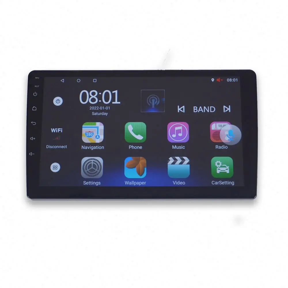 car dvd player Smart Gps Voice Control With Retractable Screen Auto Dvd Player Radio Android Car Players