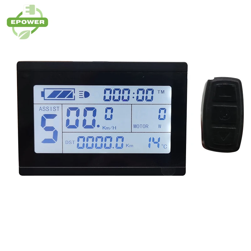 Cheap accessories 24V 36V 48V 60V Instrument e-bike lcd display