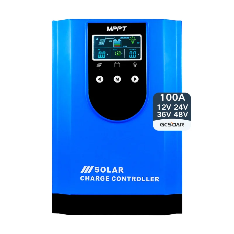 GCSOAR MPK серии 100A 12V 24V 36V 48V Контроллер заряда солнечной энергии Mppt с принудительной компенсацией температуры воздушного охлаждения